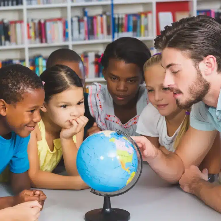 Student exploring diverse cultures
