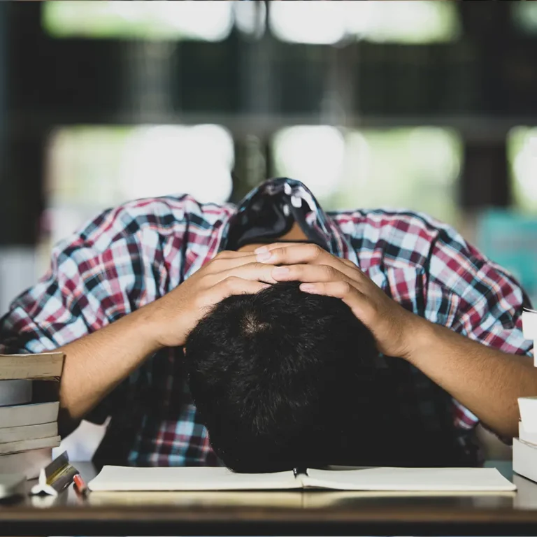 stressed student